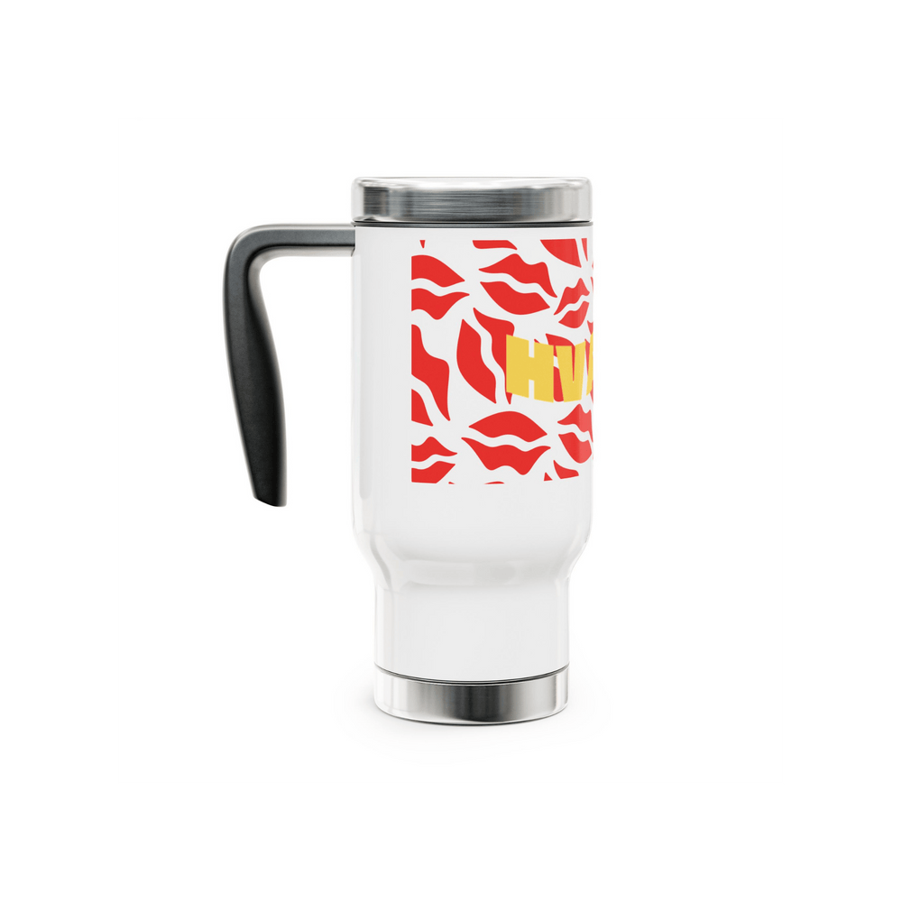 Printify Mug 400ml Gourde inox isotherme LOVE
