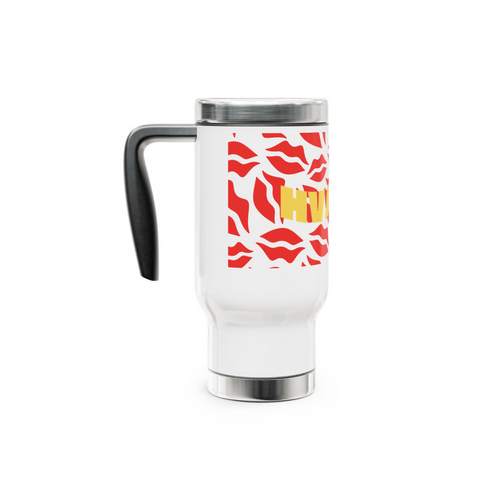 Printify Mug 400ml Gourde inox isotherme LOVE