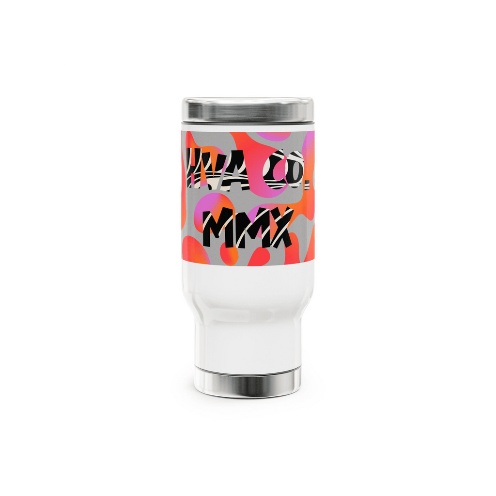 Printify Mug 400ml Gourde inox isotherme NEON