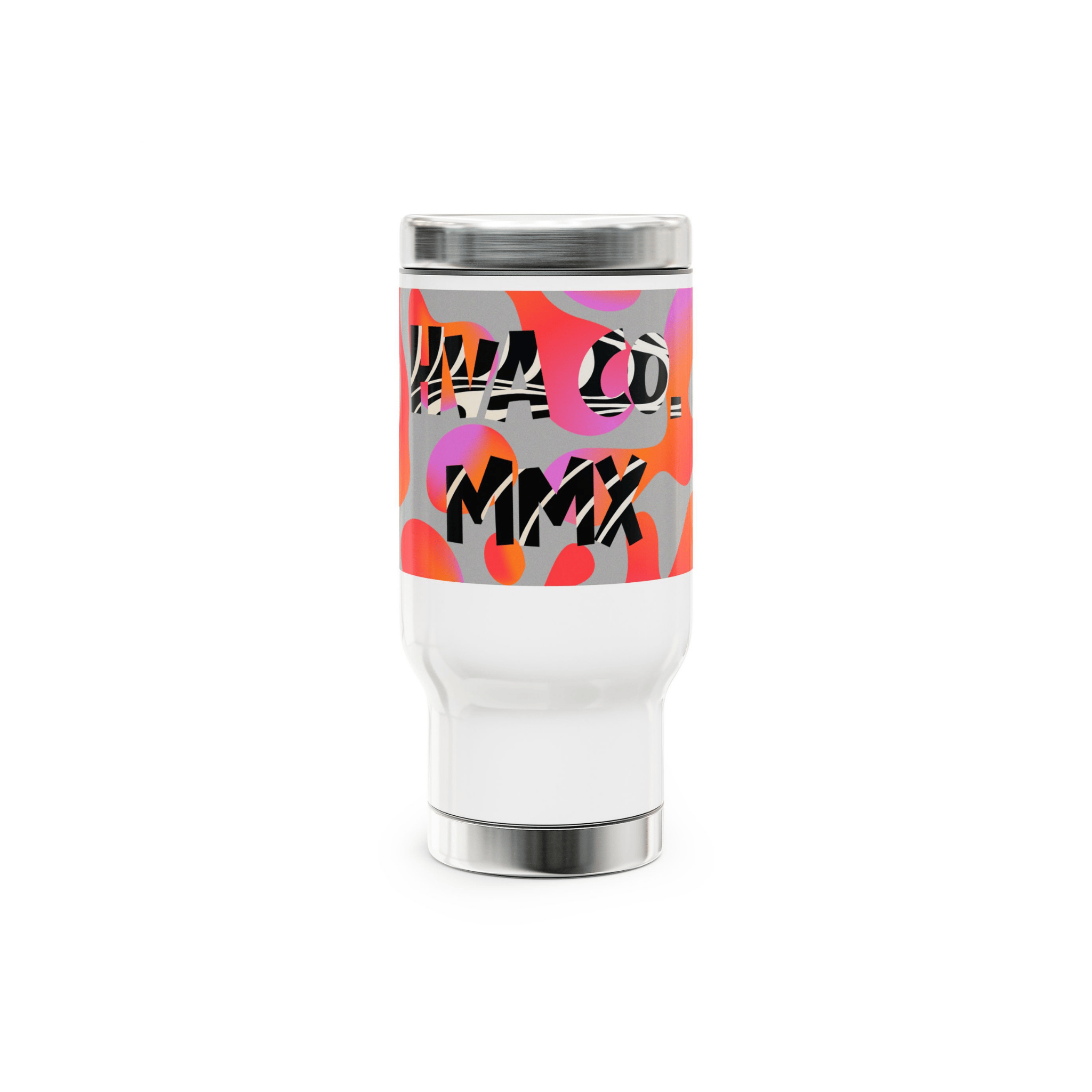 Printify Mug 400ml Gourde inox isotherme NEON