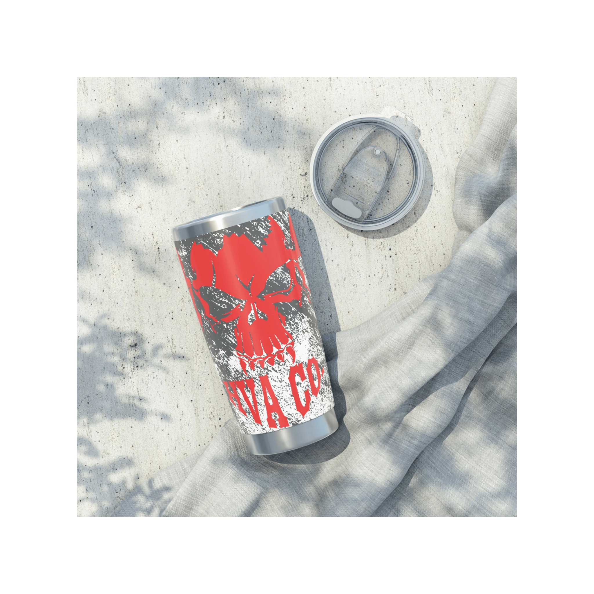 Printify Mug 60cl Mug café isotherme SKULL