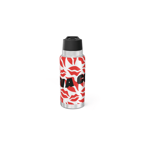 Printify Mug 950ml Gourde à paille inox LIPS