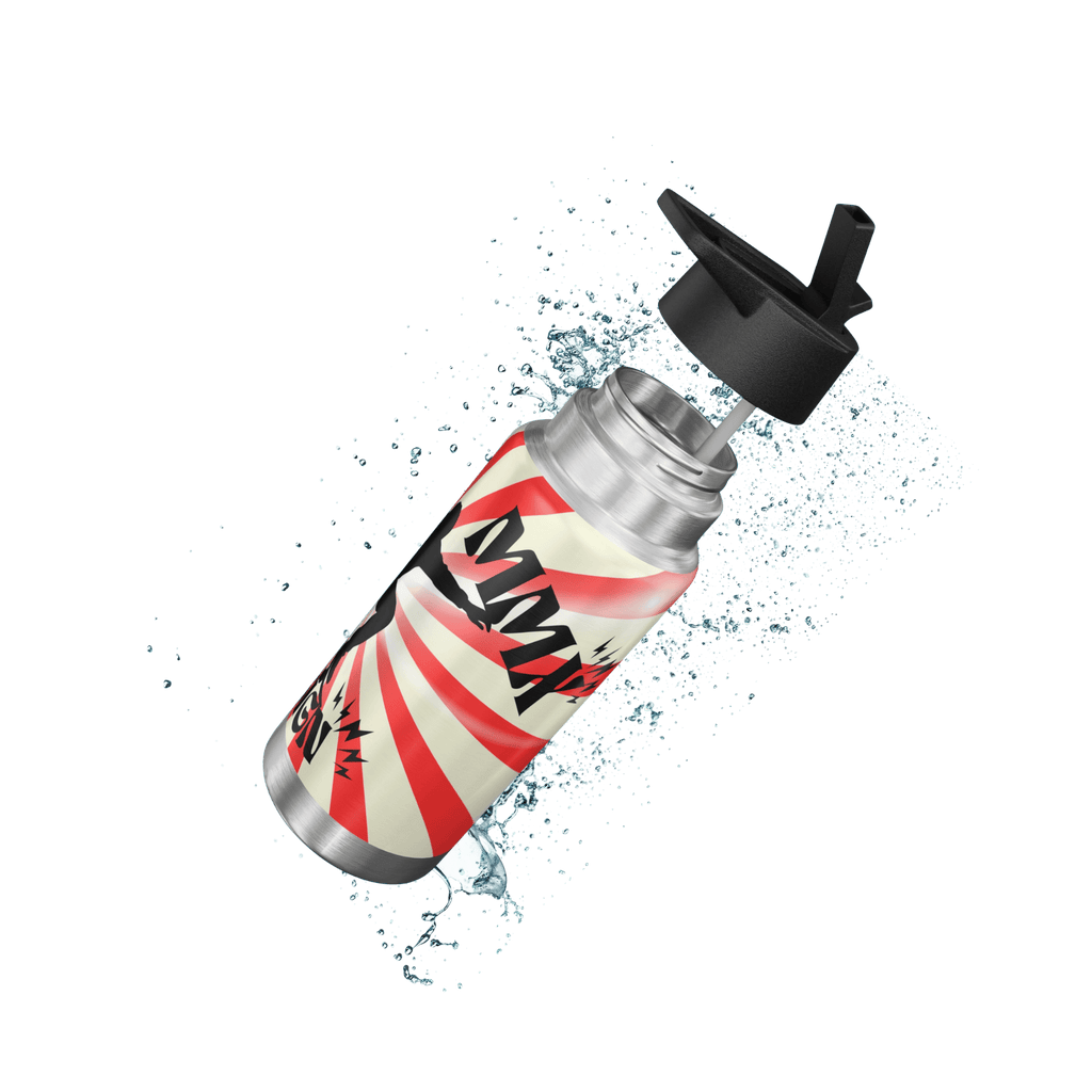 Printify Mug 950ml Gourde à paille inox SKATE