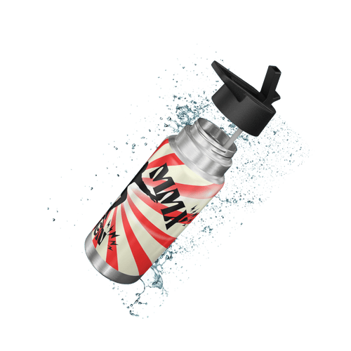 Printify Mug 950ml Gourde à paille inox SKATE