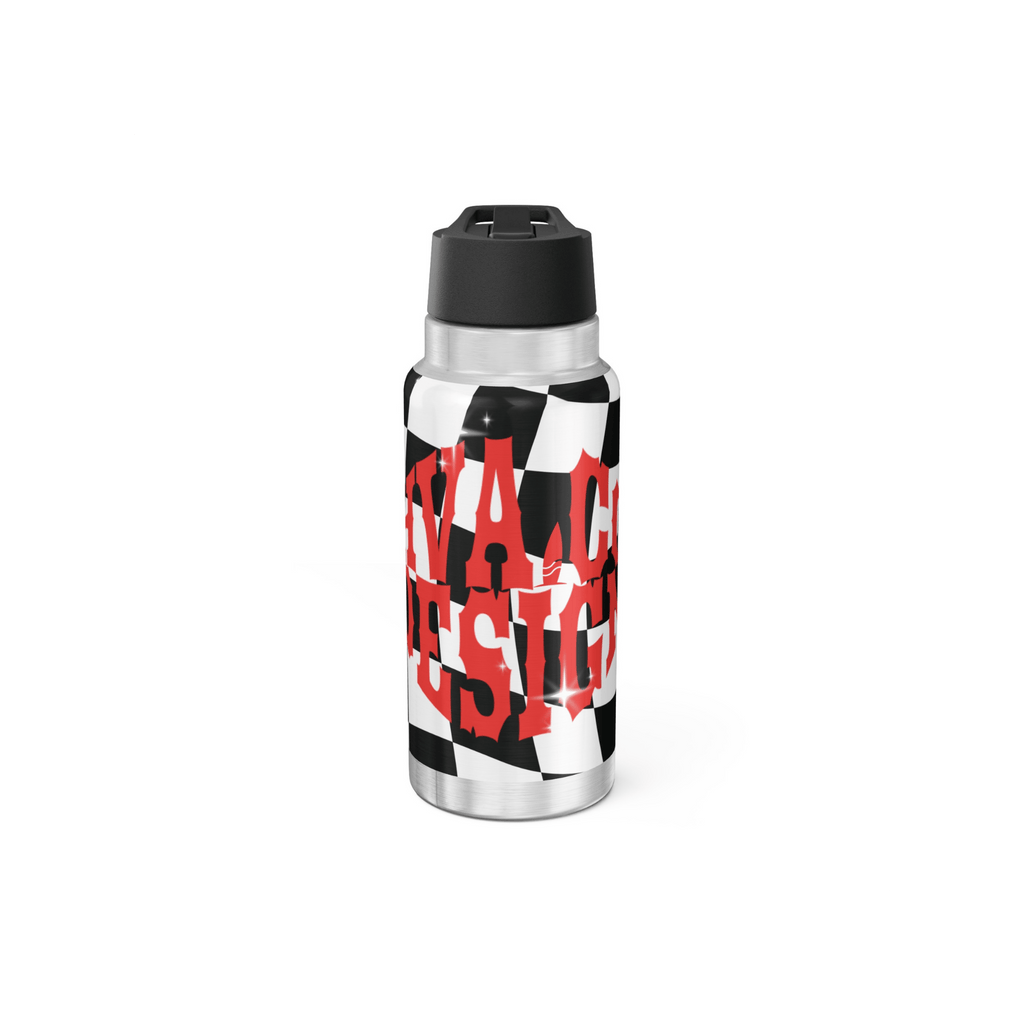 Printify Mug 950ml Gourde à paille inox TRAMP