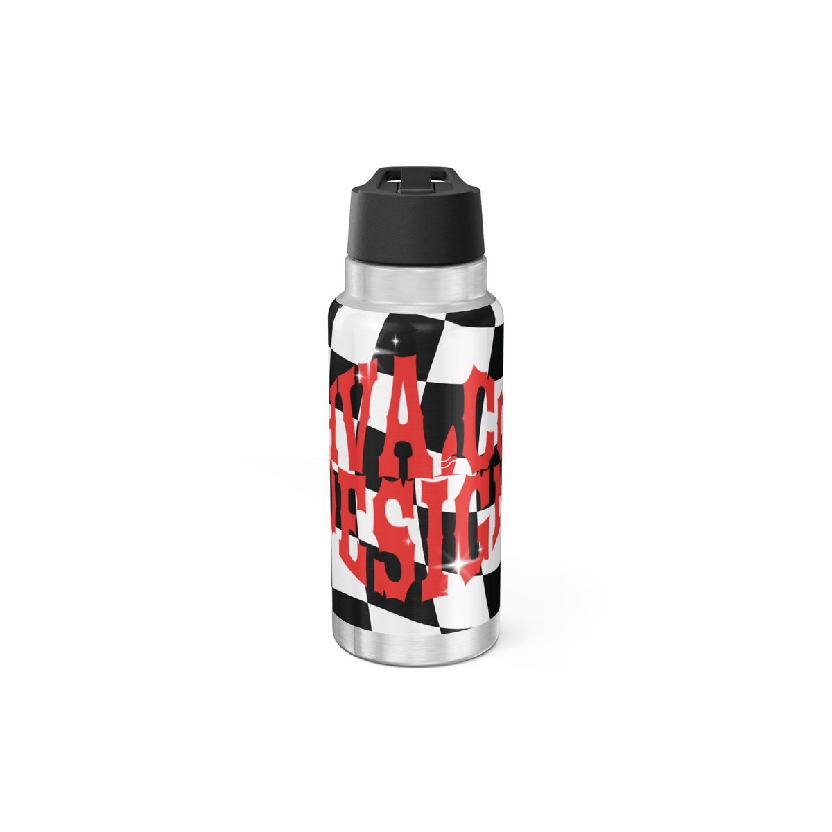 Printify Mug 950ml Gourde à paille inox TRAMP