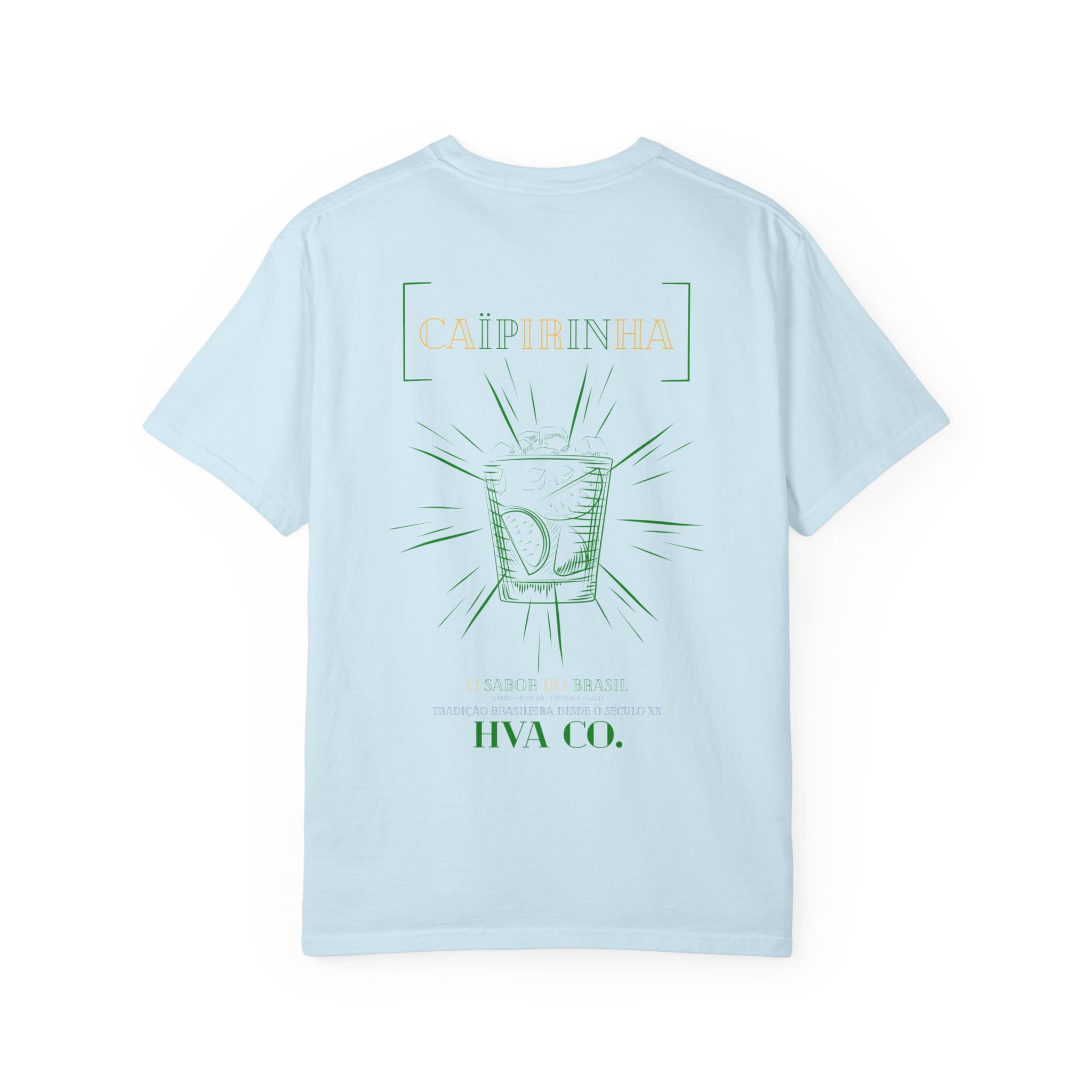 Printify T-Shirt Bleu Ciel / S T-shirt Coton Caïpirinha