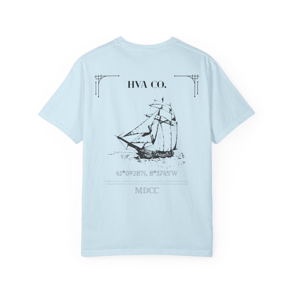 Printify T-Shirt Bleu Ciel / S T-shirt coton CARAVELA