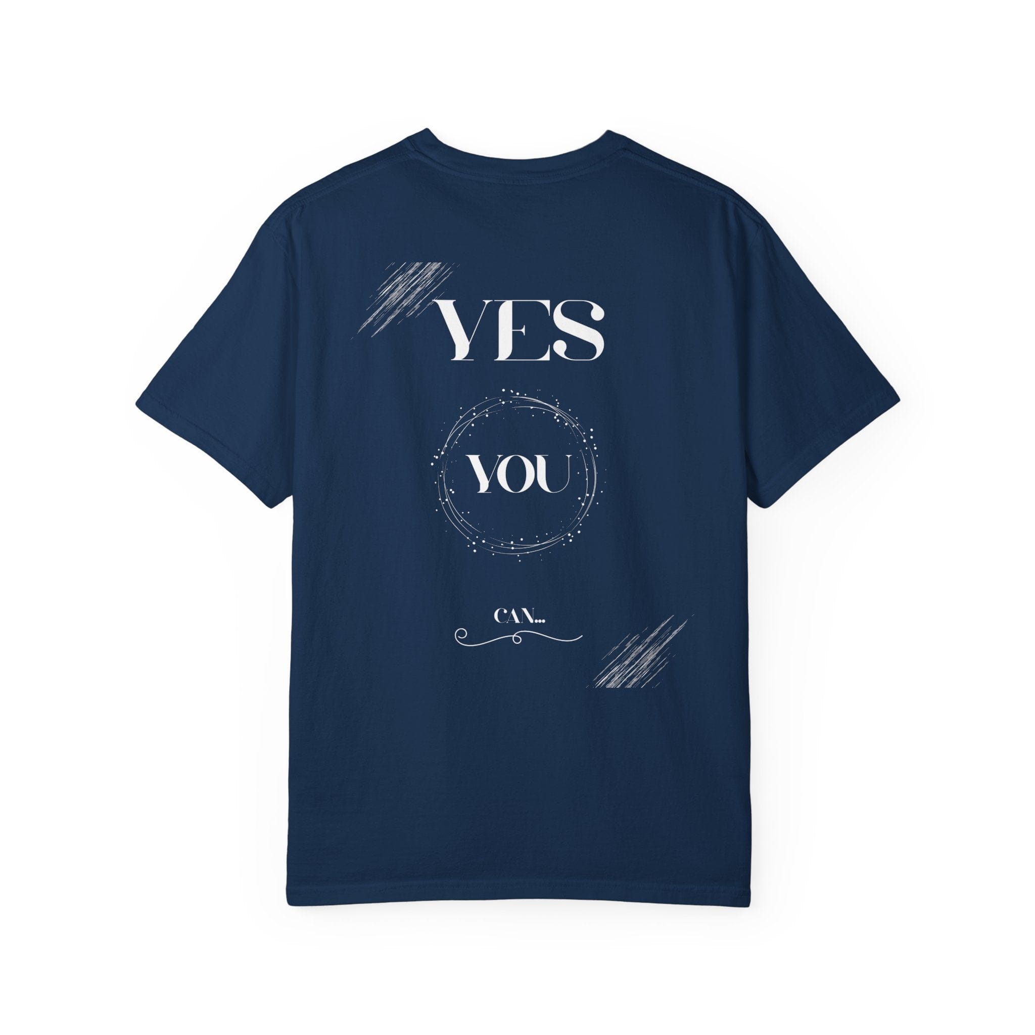 Printify T-Shirt Bleu Marine / S T-shirt coton YES YOU CAN