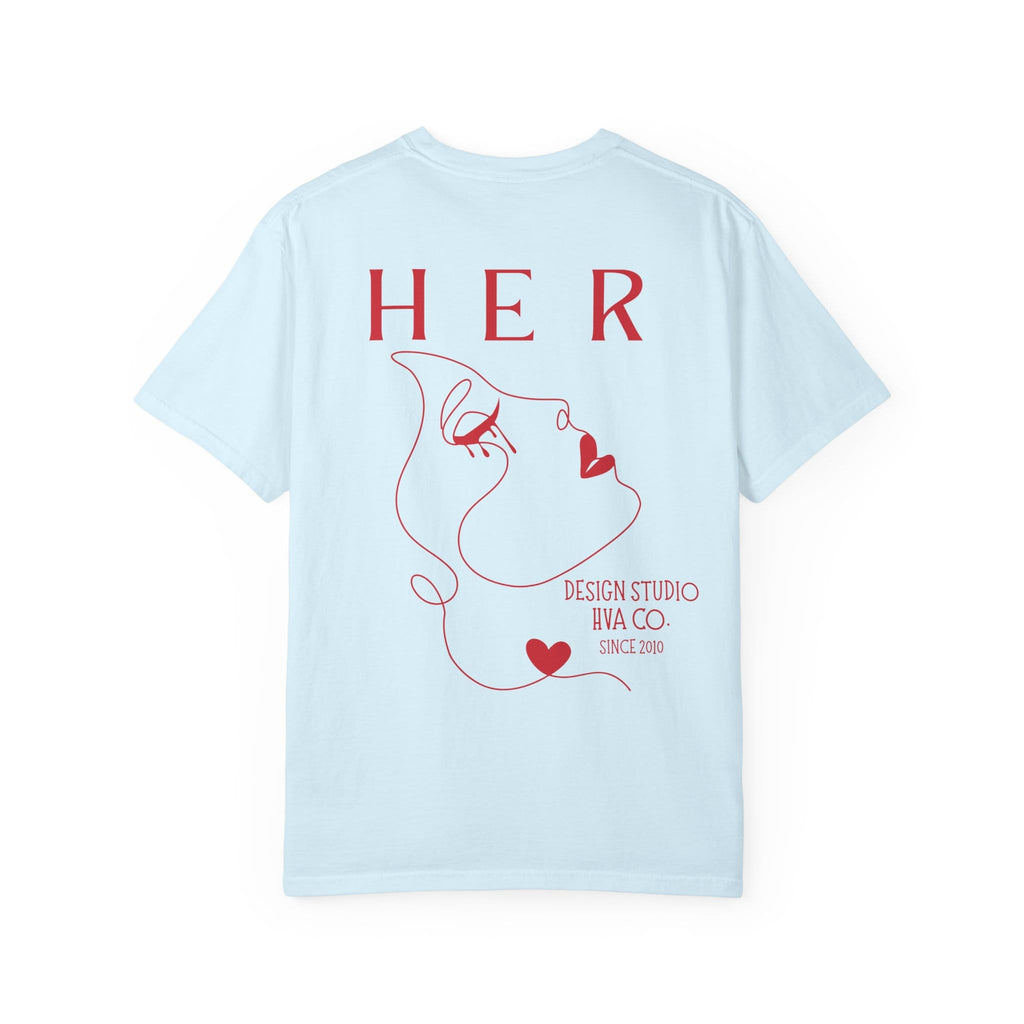 Printify T-Shirt Chambray / S T-shirt coton Her