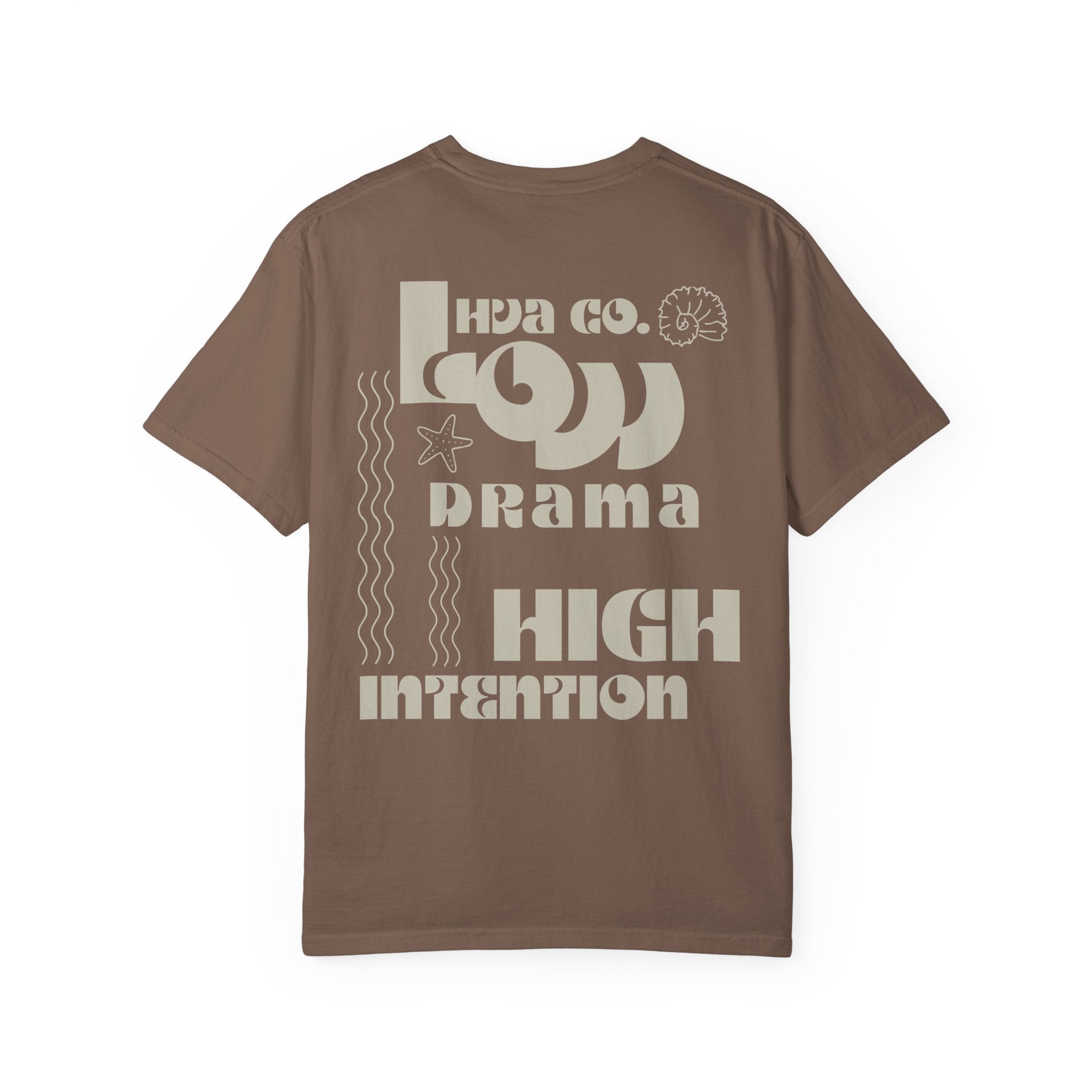 Printify T-Shirt Espresso / M T-shirt coton LOW DRAMA