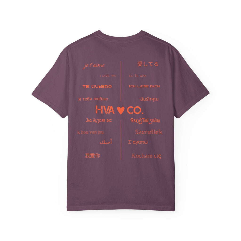 Printify T-Shirt Framboise / S T-shirt coton JE T'AIME