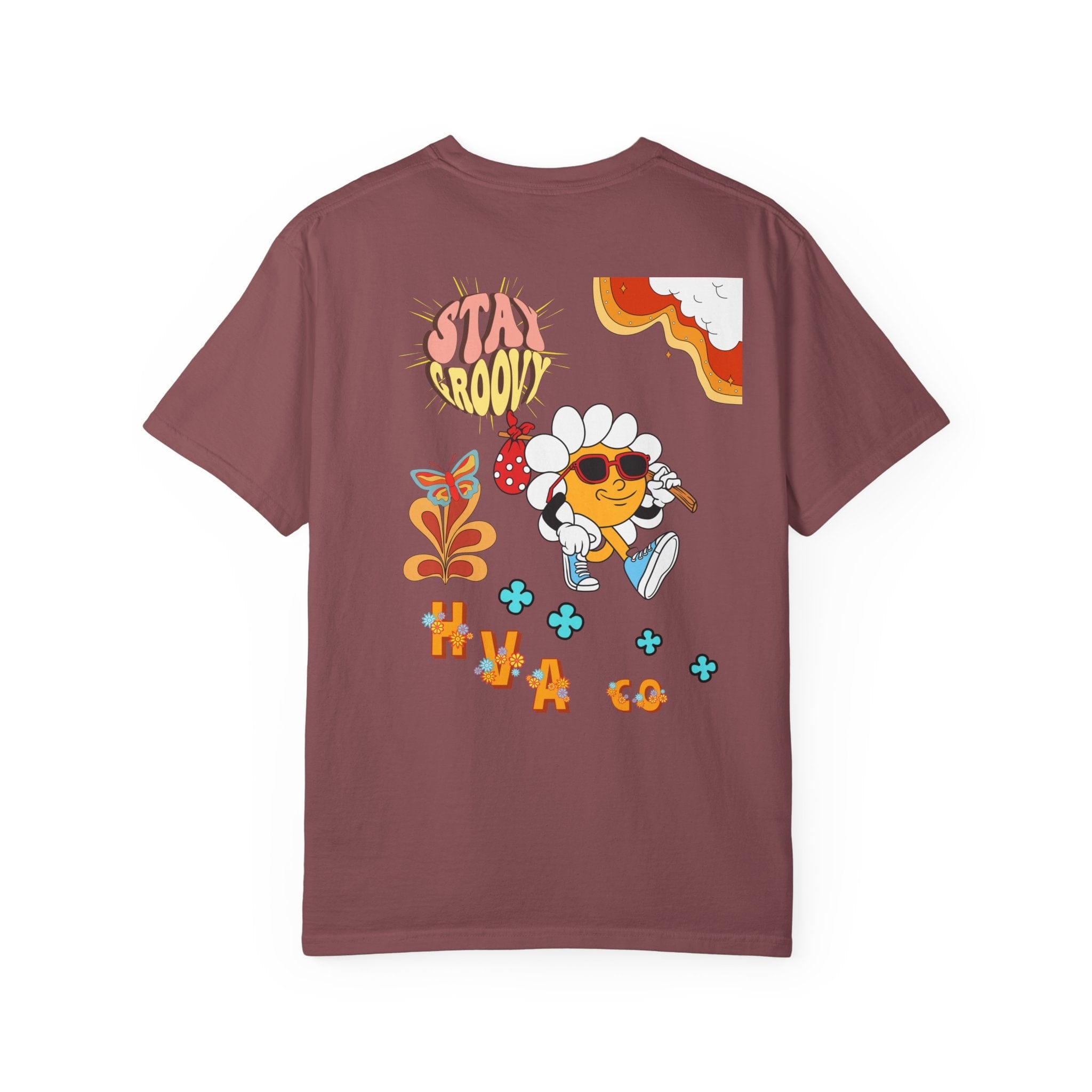 Printify T-Shirt Framboise / S T-shirt coton STAY GROOVIE