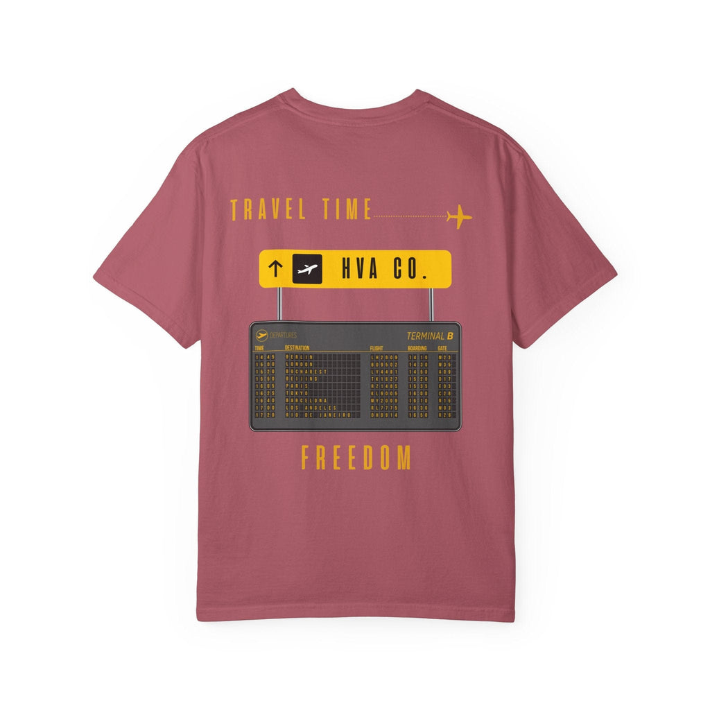 Printify T-Shirt Framboise / S T-shirt coton TRAVEL