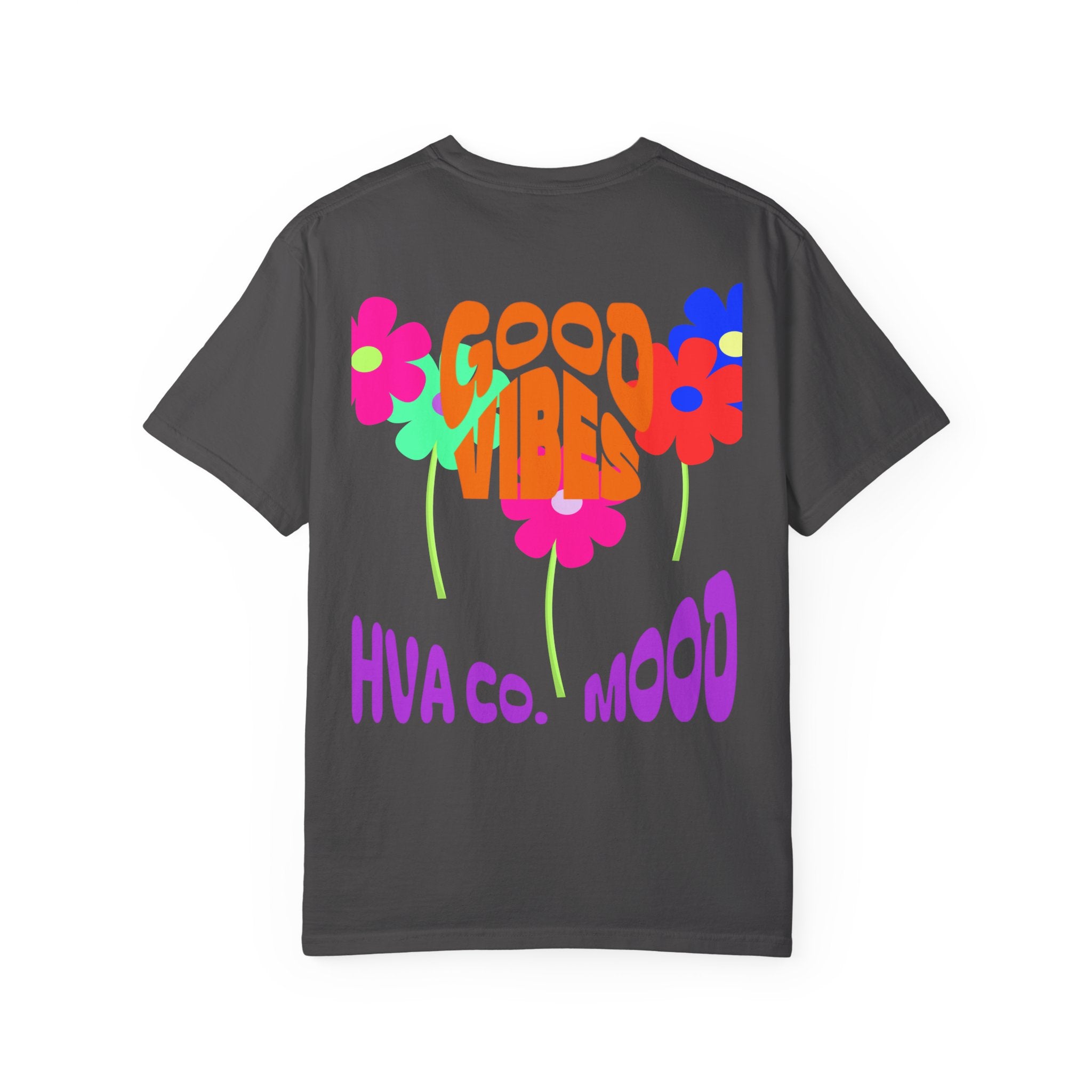 Printify T-Shirt Gris / S T-shirt coton GOOD VIBES