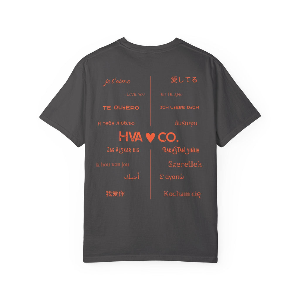 Printify T-Shirt Gris / S T-shirt coton JE T'AIME