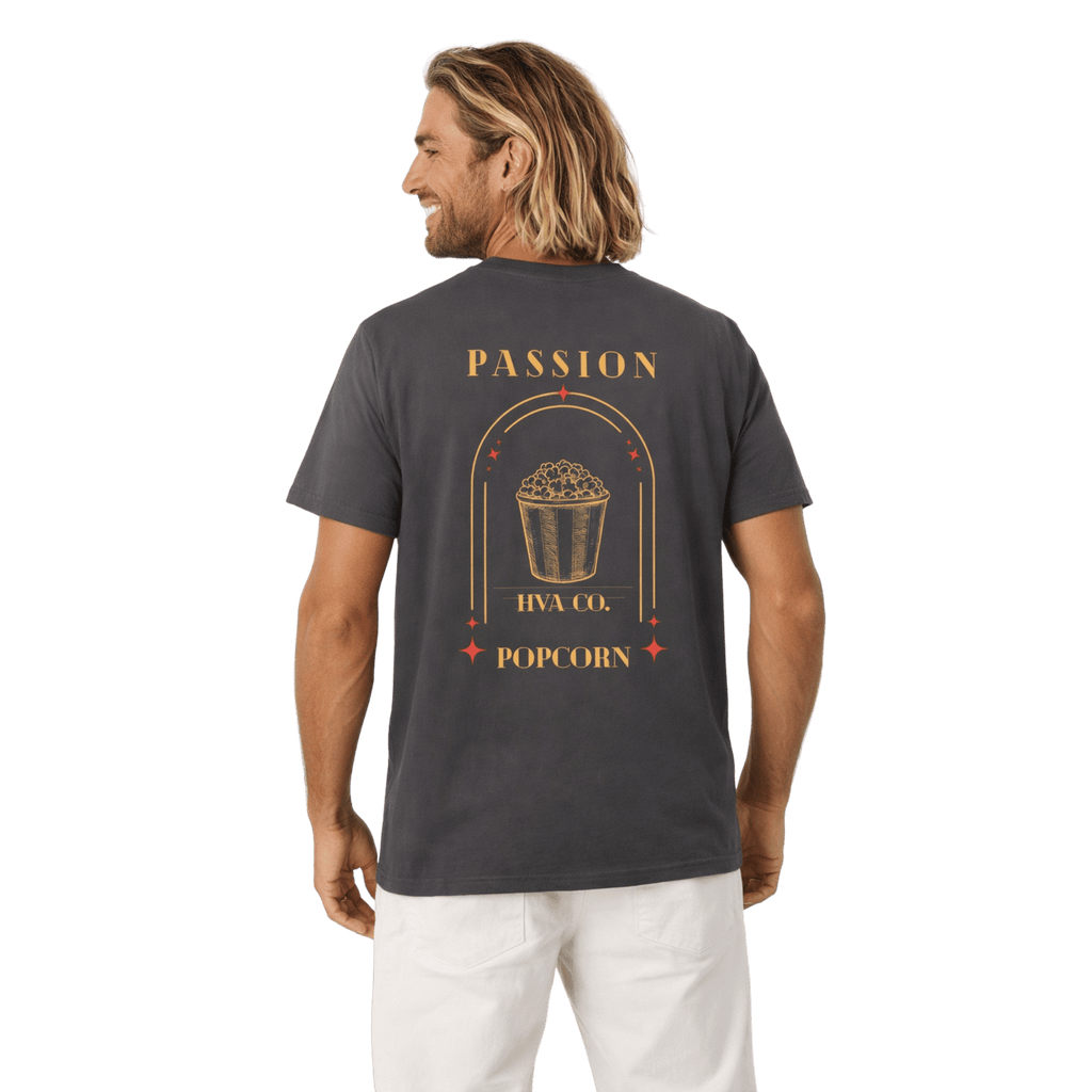 Printify T-Shirt Gris / S T-shirt coton POPCORN