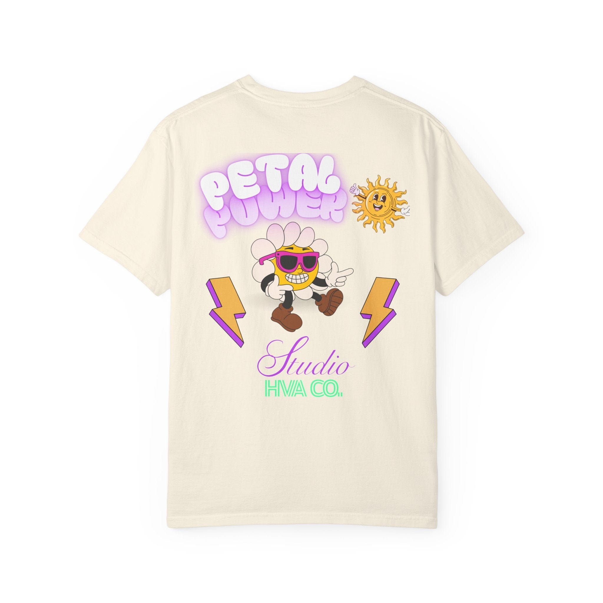 Printify T-Shirt Ivoire / S T-shirt coton PETAL POWER