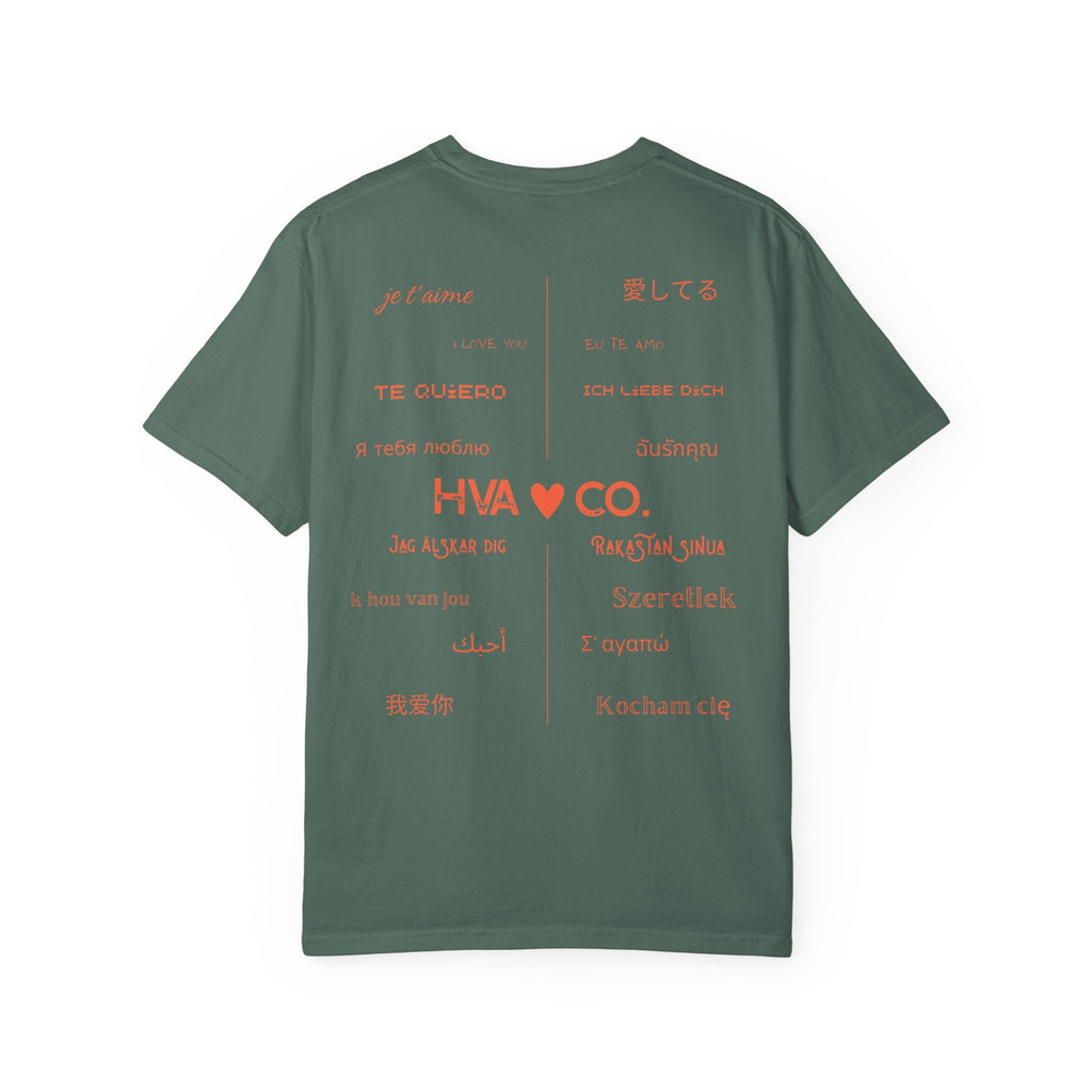 Printify T-Shirt Kaki / S T-shirt coton JE T'AIME