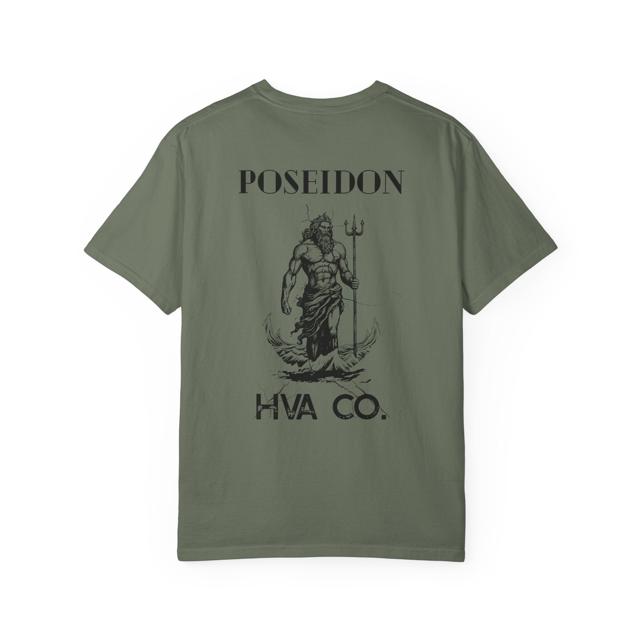 Printify T-Shirt Kaki / S T-shirt coton POSEIDON