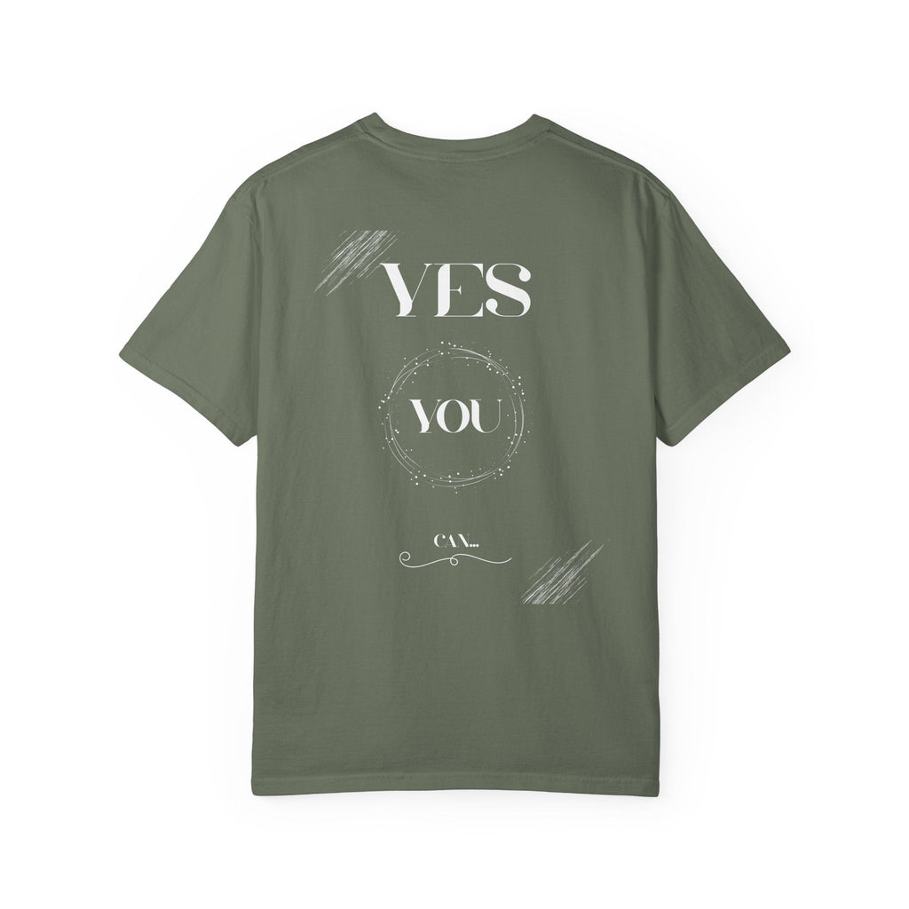 Printify T-Shirt Kaki / S T-shirt coton YES YOU CAN