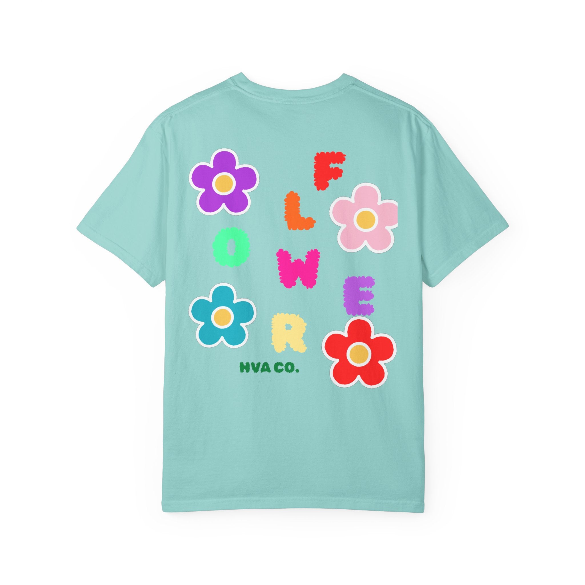 Printify T-Shirt Menthe / S T-shirt coton FLOWER