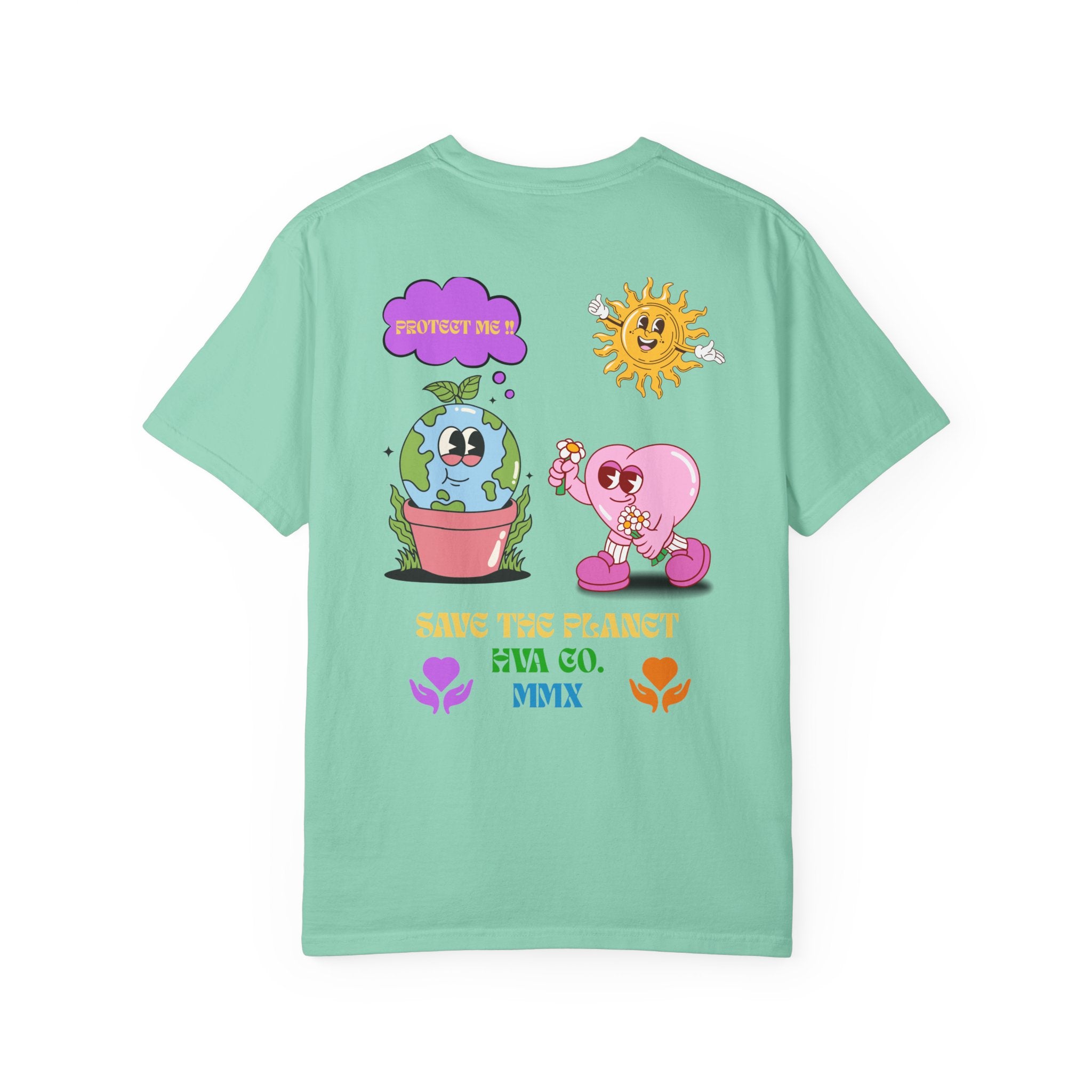 Printify T-Shirt Menthe / S T-shirt coton SAVE THE PLANET