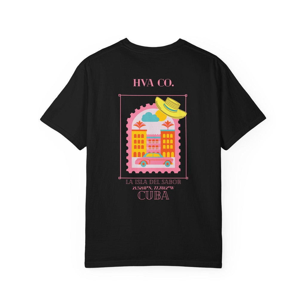 Printify T-Shirt Noir / S T-shirt coton CUBA