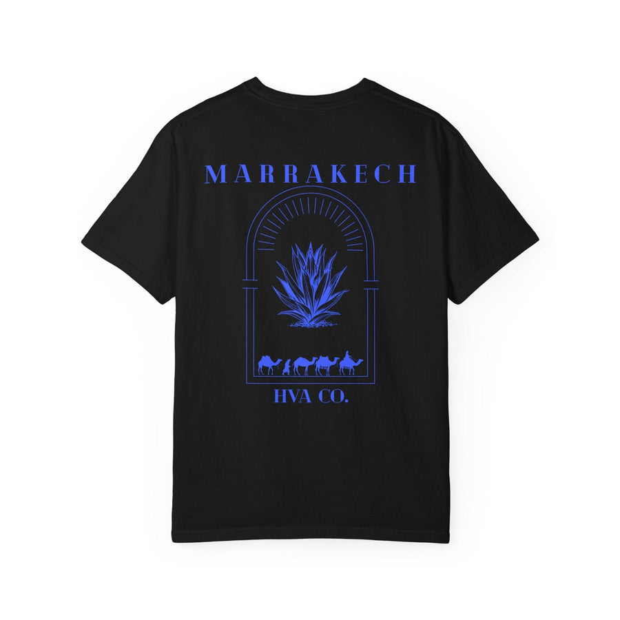 Printify T-Shirt Noir / S T-shirt coton MARRAKECH
