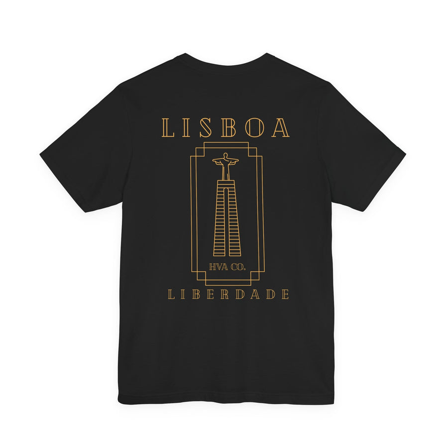 Printify T-Shirt Noir / XS T-shirt coton Lisboa