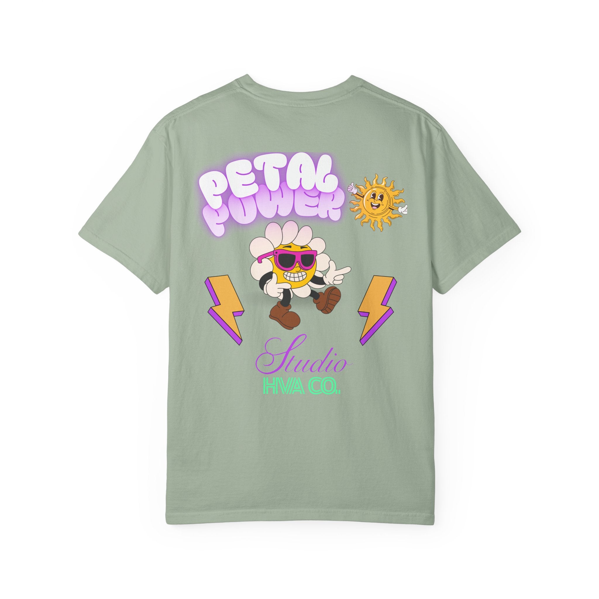 Printify T-Shirt Vert Pastel / S T-shirt coton PETAL POWER