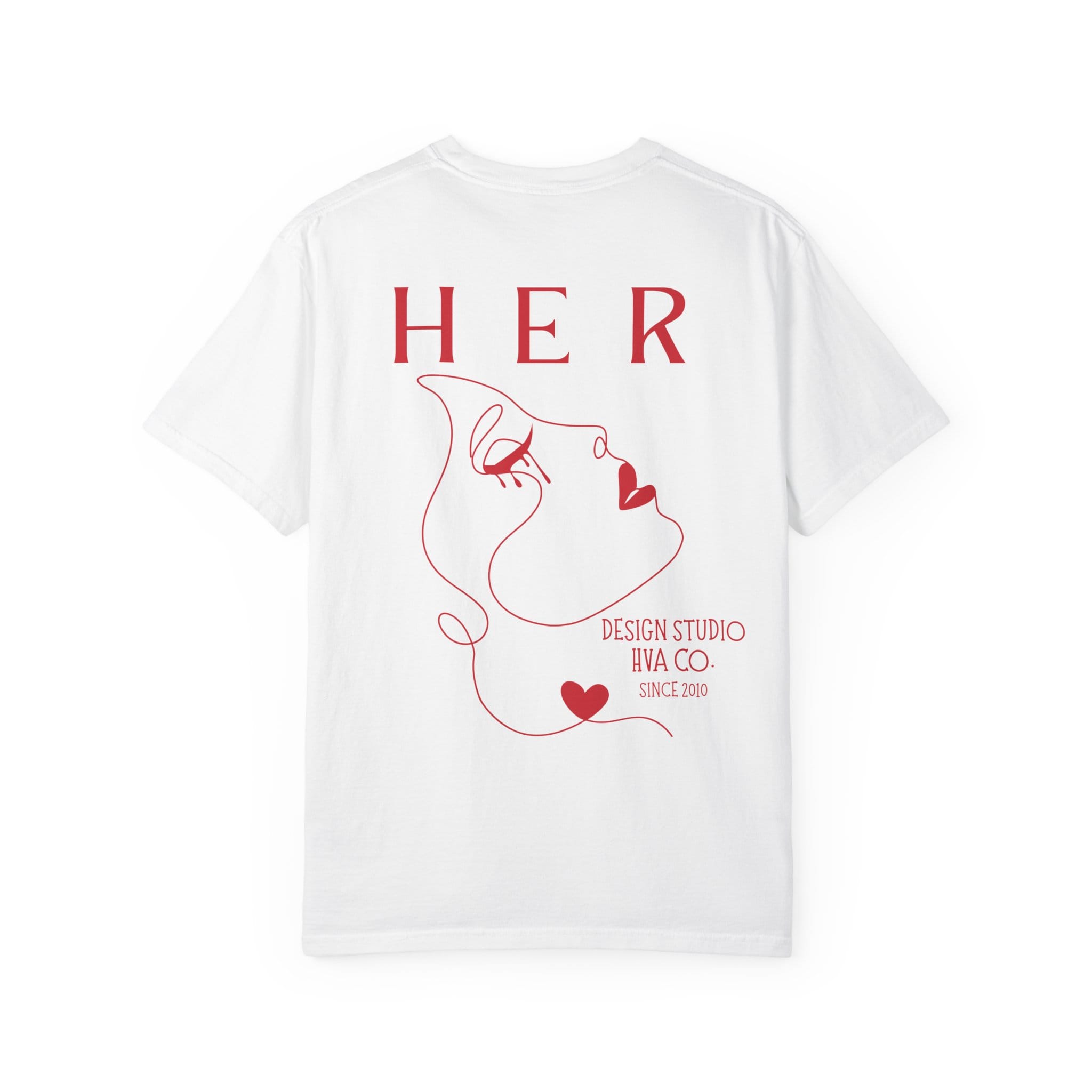 Printify T-Shirt White / S T-shirt coton Her