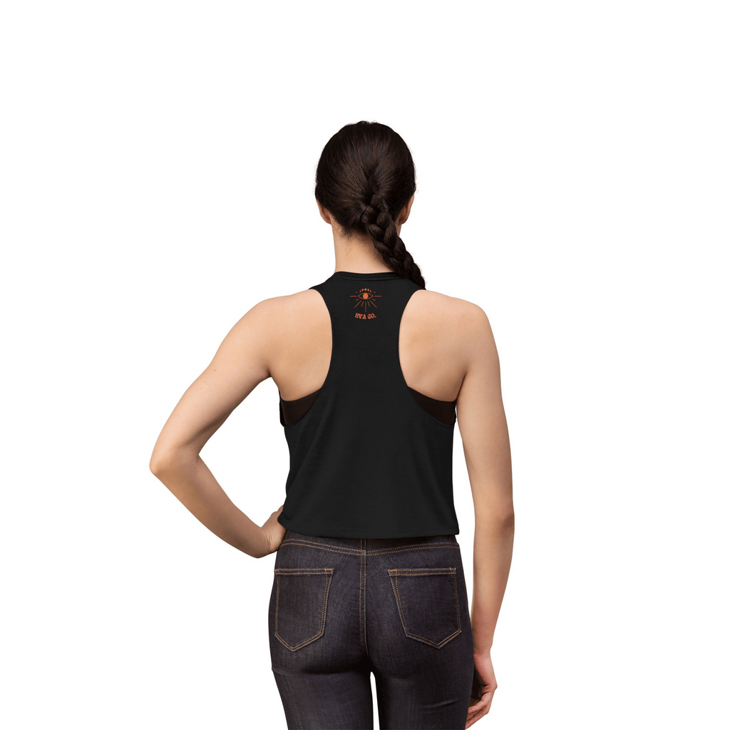 Printify Tank Top Crop Top MYSTIC
