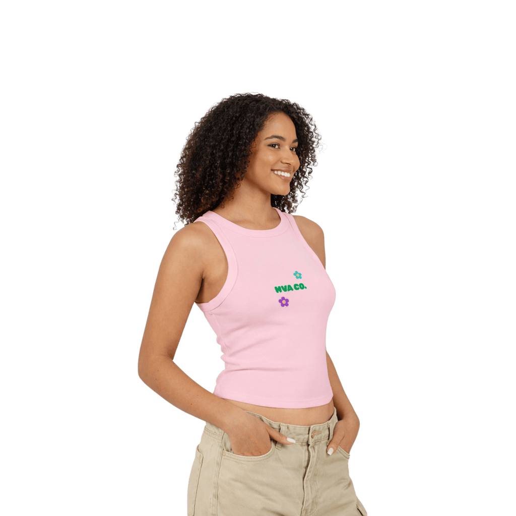 Printify Tank Top Débardeur en coton FLOWER