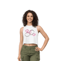 Printify Tank Top S / Blanc Crop top SILVER RING