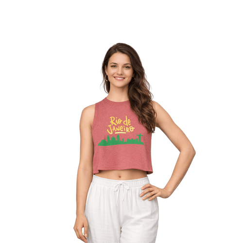 Printify Tank Top S / Mauve Crop Top RIO