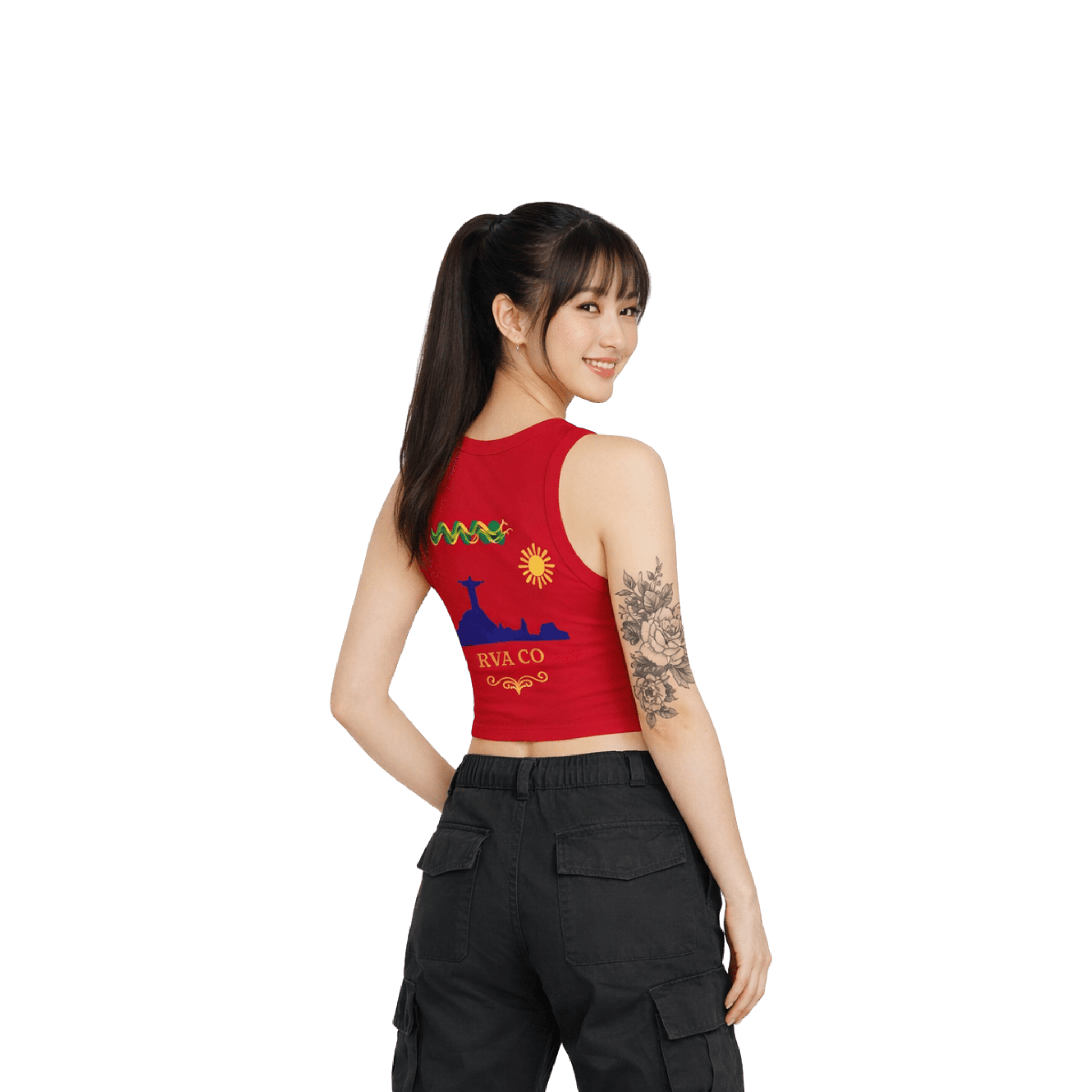 Printify Tank Top XS / Rouge Débardeur coton RIO